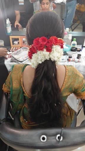 Modern hairstyle for an event