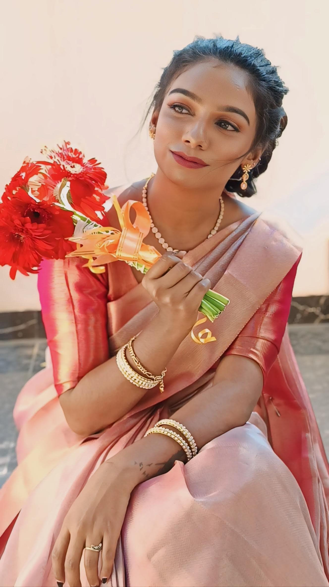 Christian Bride in her wedding attire